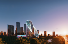 Как будет выглядеть новый футуристический небоскреб в форме бесконечной петли в Ханчжоу