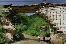 Как выглядит 200-летний деревянный мост в Дагестане, созданный без единого гвоздя