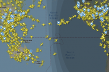 По каким причинам самолеты не летают напрямую через Тихий океан