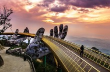 Уникальный Золотой мост в Дананге: место во Вьетнаме, которое стоит увидеть своими глазами