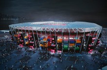 Для ЧМ по футболу в Катаре построили стадион из старых контейнеров, который можно собирать как LEGO