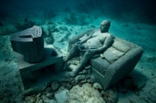Бесподобная коллекция молчаливых, но красноречивых скульптур на дне океана у побережья Гренады