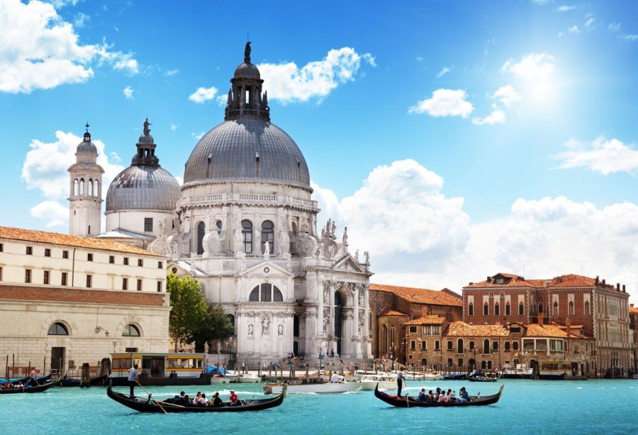 Исчезающий город Венеция в Италии