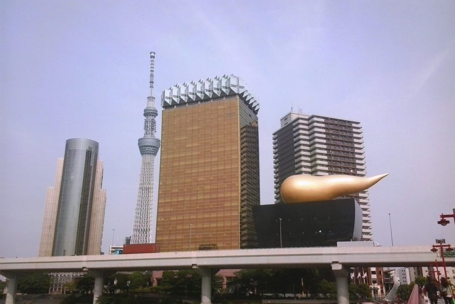 Факел пивной компании «Asahi», Токио