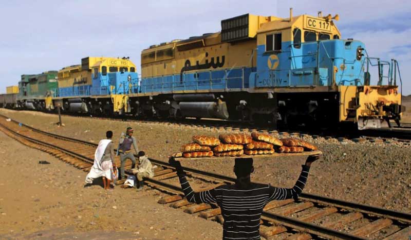 поездка на грузовом поезде через пустыню Сахара 