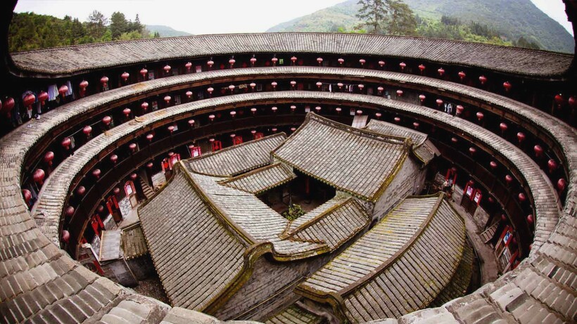 Круглые дома в Китае
