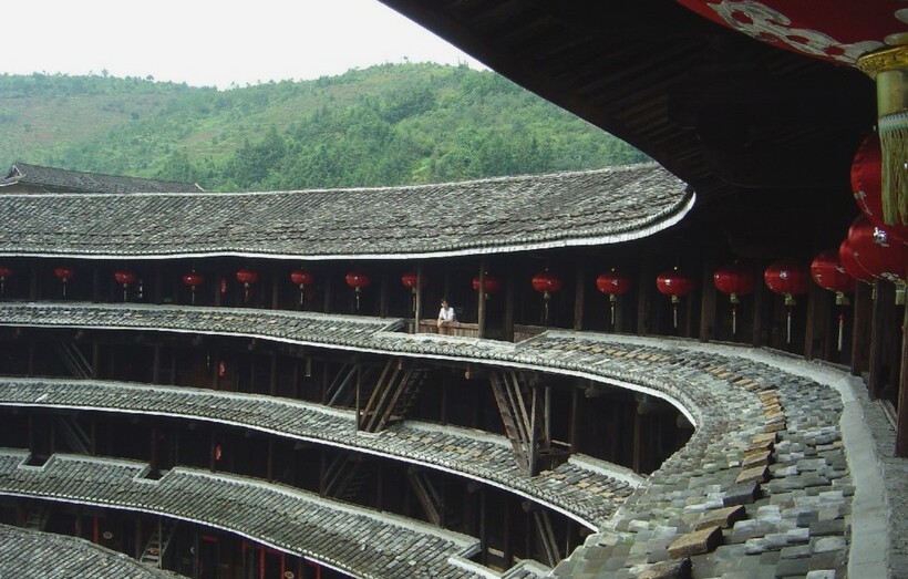 Круглые дома в Китае