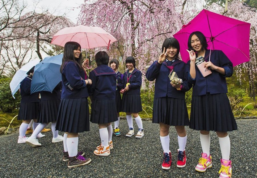Школьницы в Японии