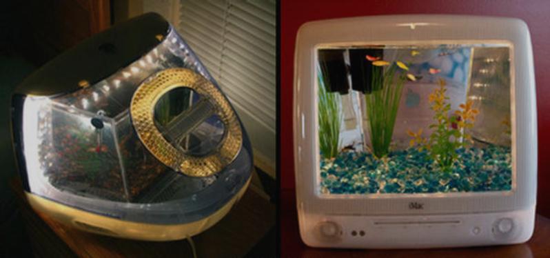 iMac и iPod аквариумы