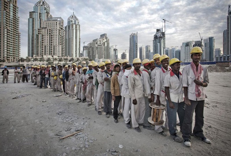 Рабочие в Дубае