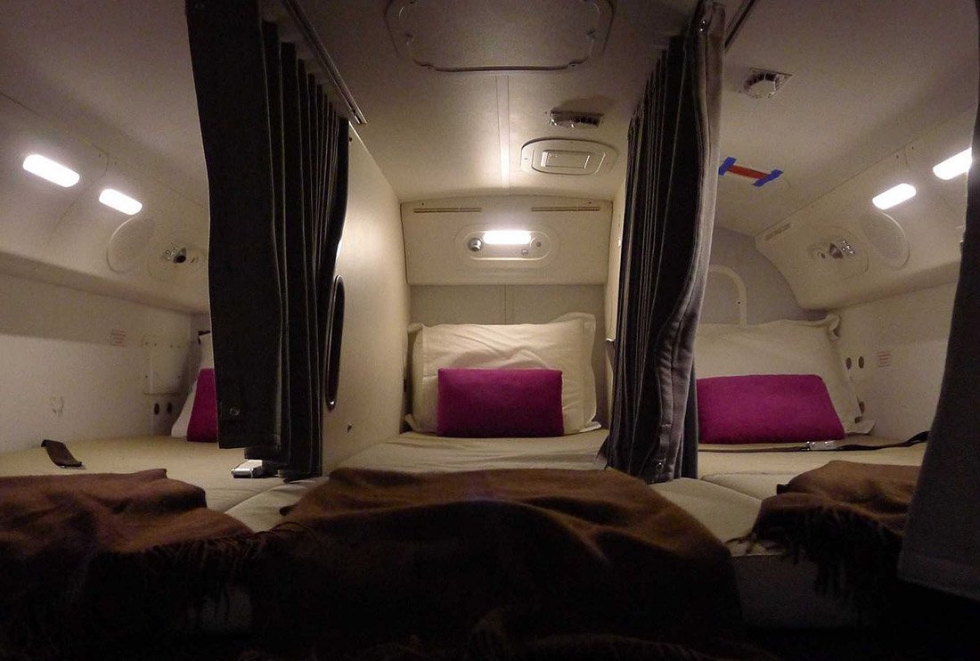 Спальне комнаты в Boeing-777