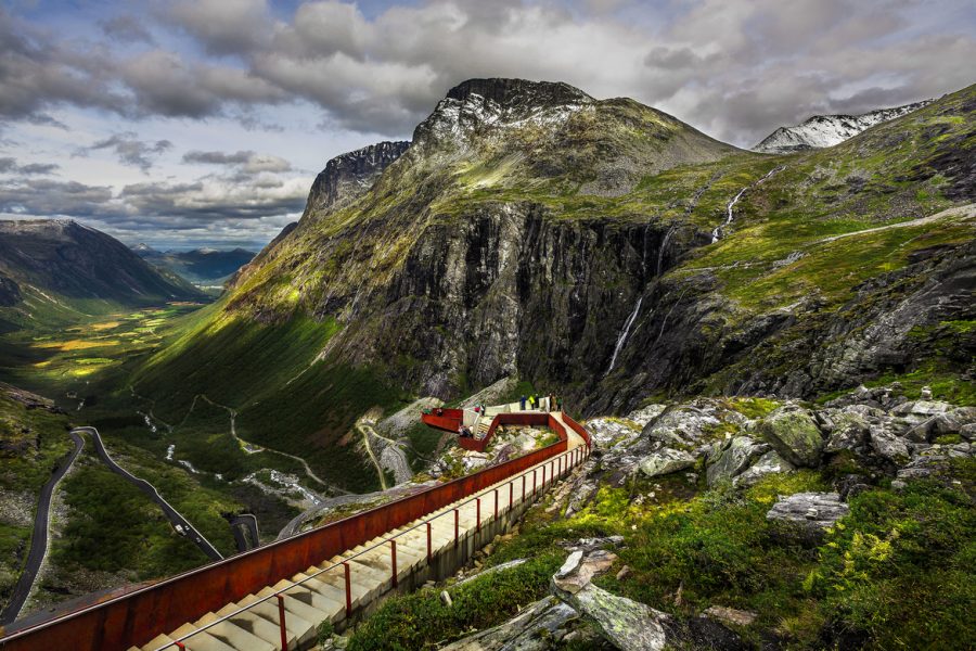 Лестница троллей в Норвегии