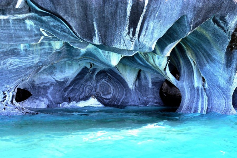Мраморные пещеры Чиле-Чико в Чили